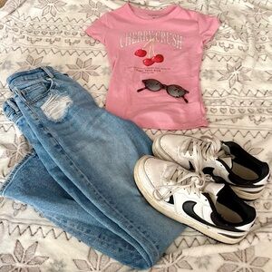 Arizona Jean Company Pink Cherry Crush Tee